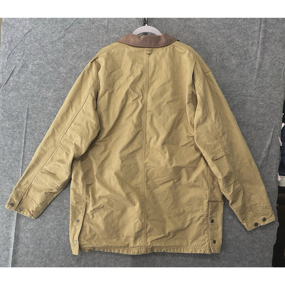 Walls Ranch Wear Barn Jacket Mens Sz XLT Beige Brown Pockets VTG -‎ SEE NOTES - Picture 4 of 11